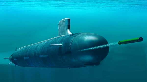 Фото подводной лодки под водой